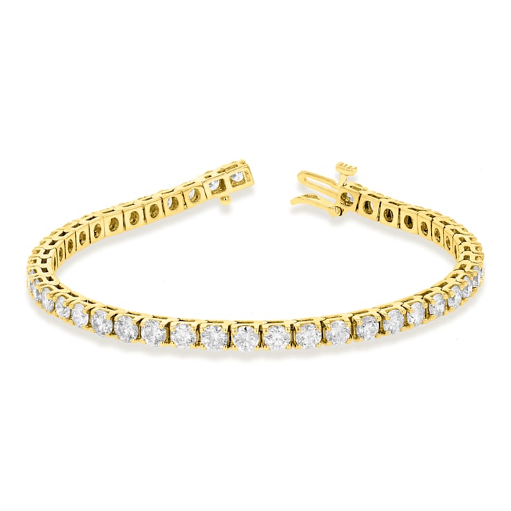 7.00ctw Diamond Tennis Bracelet 14k Yellow Gold