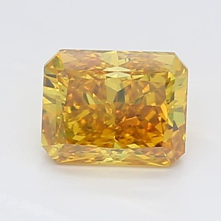 0.88ct Vivid Yellow Radiant Cut Lab-Grown Diamond VS2 Clarity IGI Certified