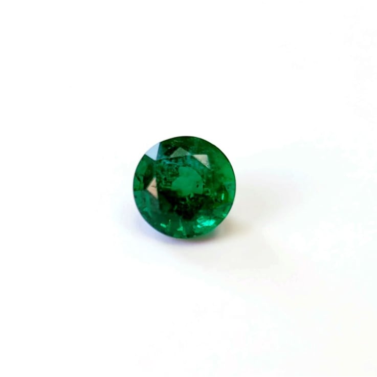Zambian Emerald 9.5mm Round 3.81ct