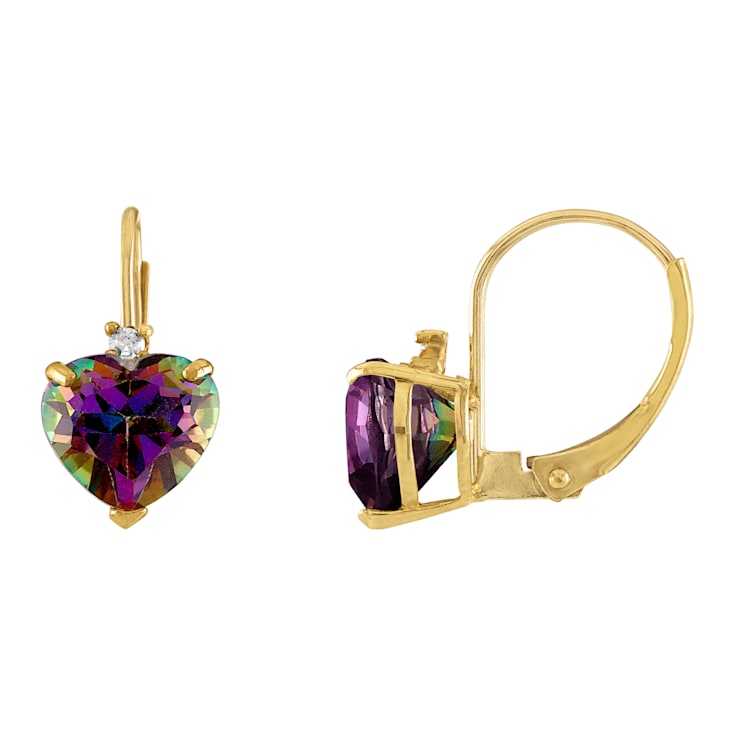 Fire topaz earrings outlet