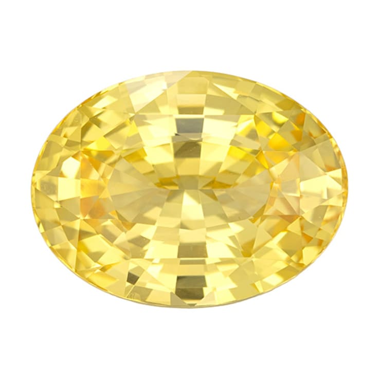 Yellow Sapphire 14.16x10.53mm Oval 8.54ct
