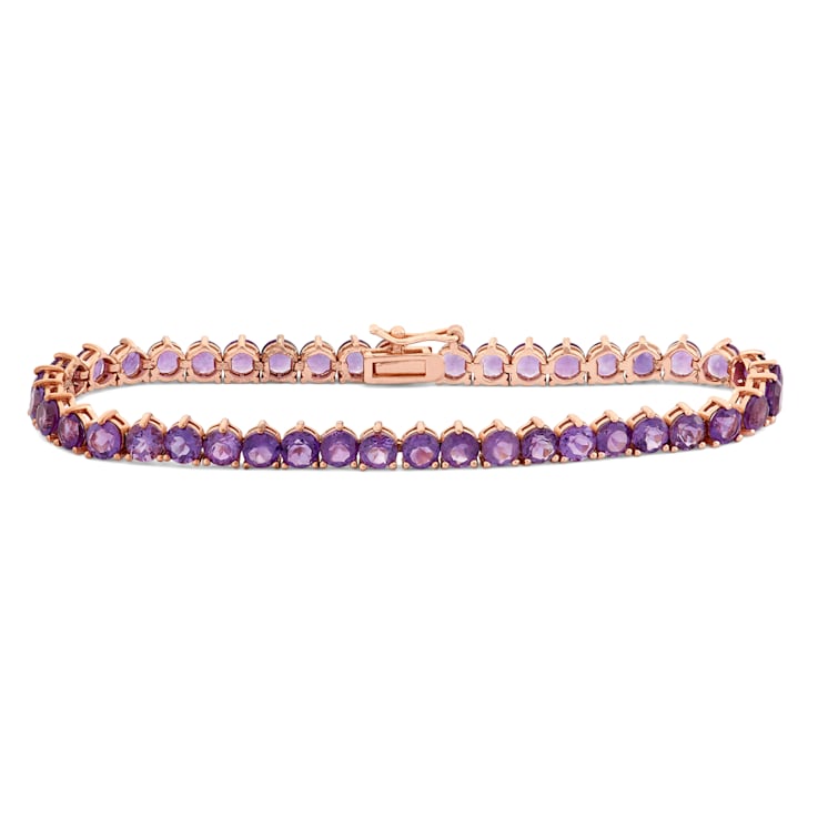 Amethyst tennis bracelet top