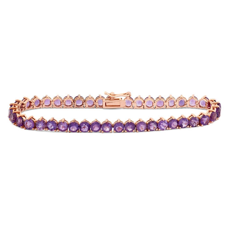 purple tennis bracelet