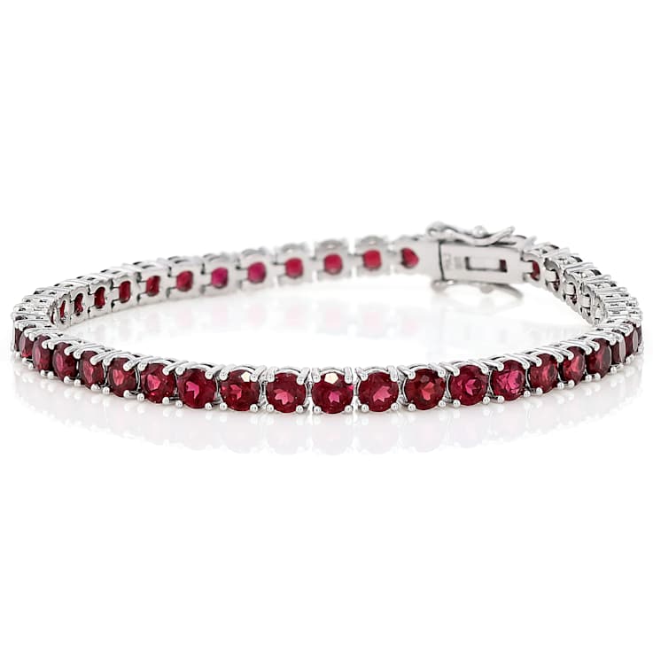 Rhodolite Garnet Tennis Bracelet