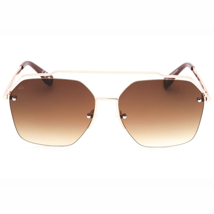 Prive Revaux One Champagne Gold Tone Round Frame / Merlot Brown Gradient
Lenses Sunglasses