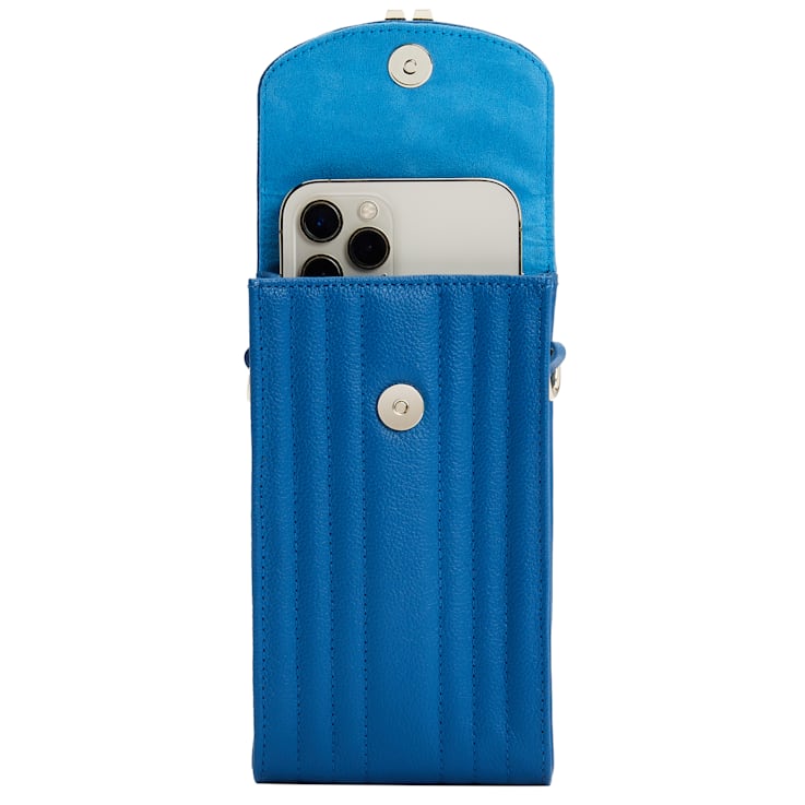 Mimi Blue Phone Case with Wristlet