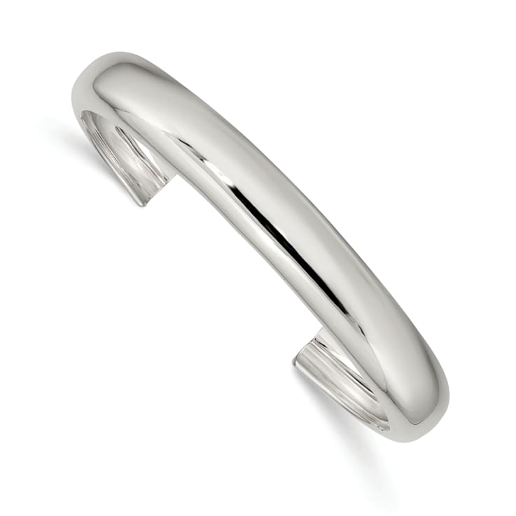 Sterling Silver 9mm Cuff Bracelet