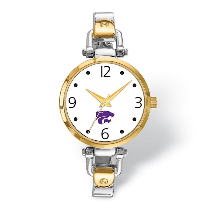 LogoArt Kansas State University Elegant Ladies Two-tone Watch