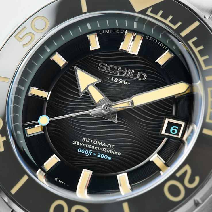 Schild Hermann Swiss Automatic Gray Dial White Stainless Steel Band
Limited Edition Watch