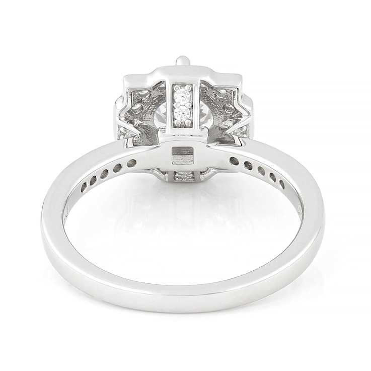 Sparkling Round CZ Ring In Sterling Silver