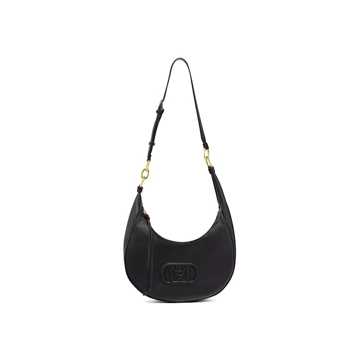 MCM Medium Mode Travia Hobo in Black Spanish Nappa Leather Handbag