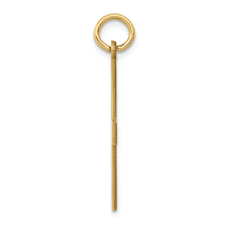 14k Yellow Gold Laser Designed Greek Cross Pendant