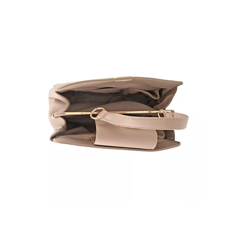Badgley Mischka Sm Compartment Shoulder Bag w/Turn Lock/Detachable Strap
in Taupe
