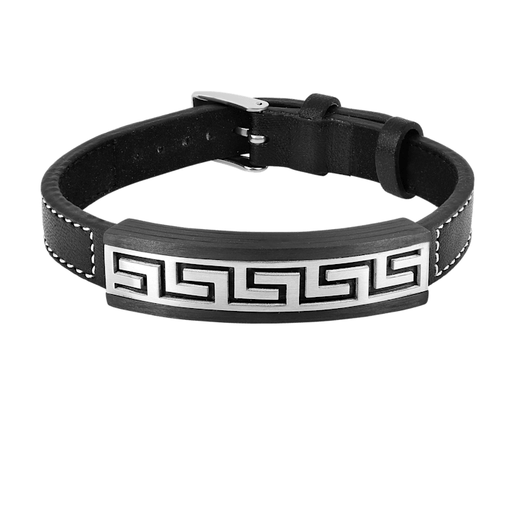 Mens greek key bracelet sale