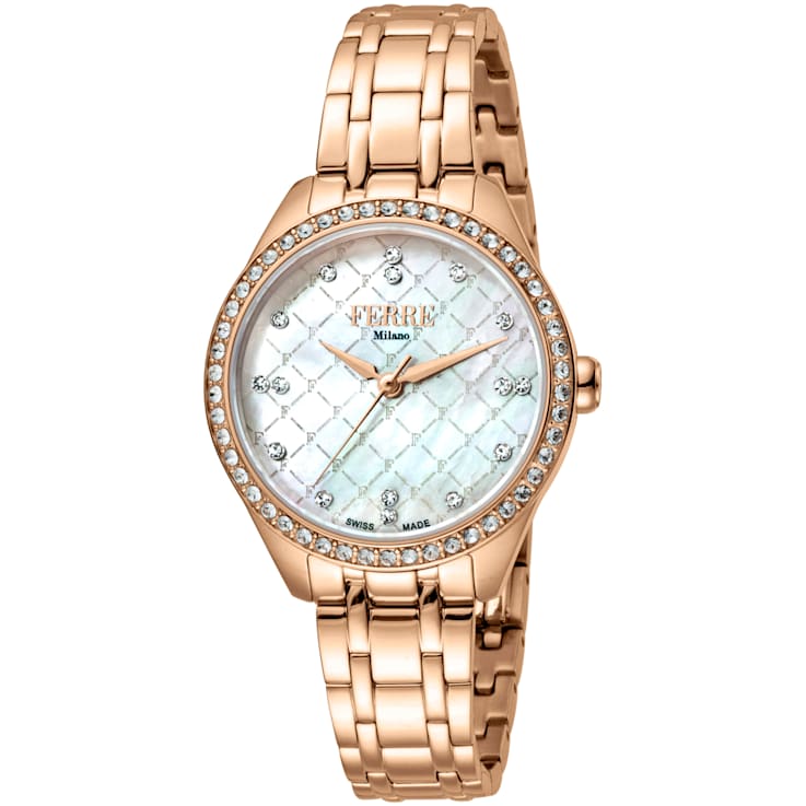 Ferre Milano Women's Classic Rose Stainless Steel Watch