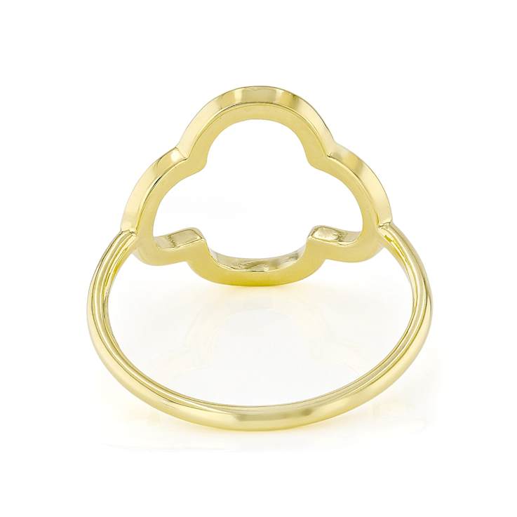 Clover Ring In 18K Gold Over Sterling Silver