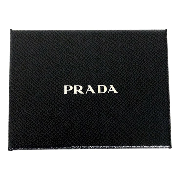 Prada Vitello Move Cobalt Blue Leather Small Card Case Wallet 16126A