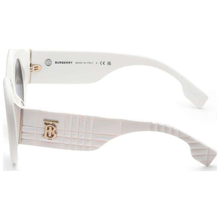 Burberry Women s Margot 49mm White Sunglasses BE4370U 300787