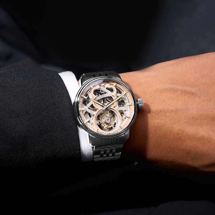 Schild Maximillian Tourbillon Beige Dial White Stainless Steel Band
Limited Edition Watch