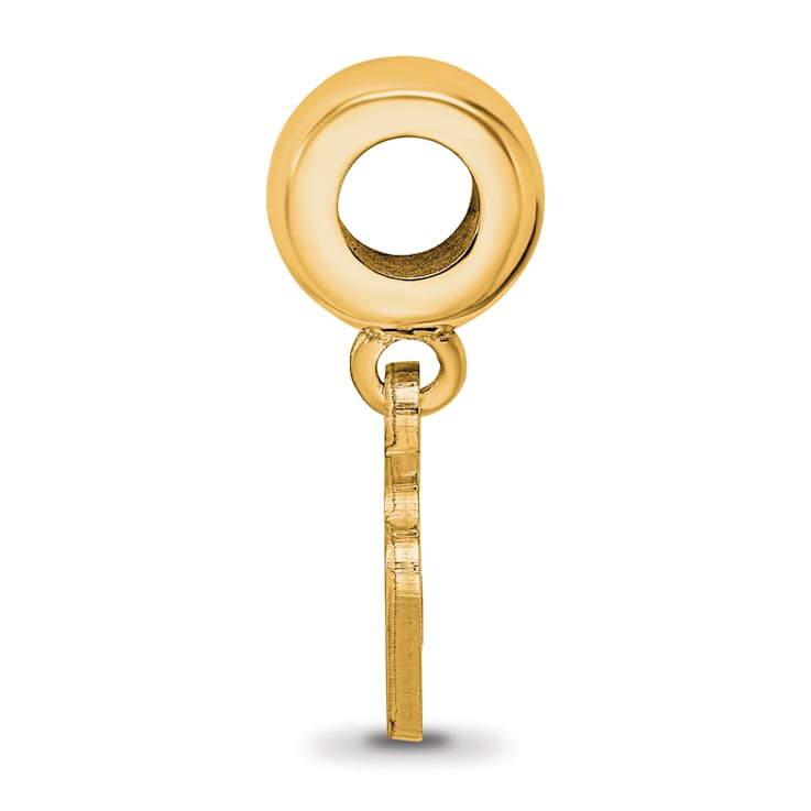 14K Yellow Gold Over Sterling Silver LogoArt Georgia Southern University
Dangle Bead