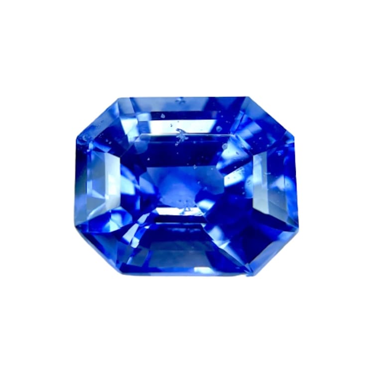 Sapphire Unheated 11.8x10mm Emerald Cut 7.71ct