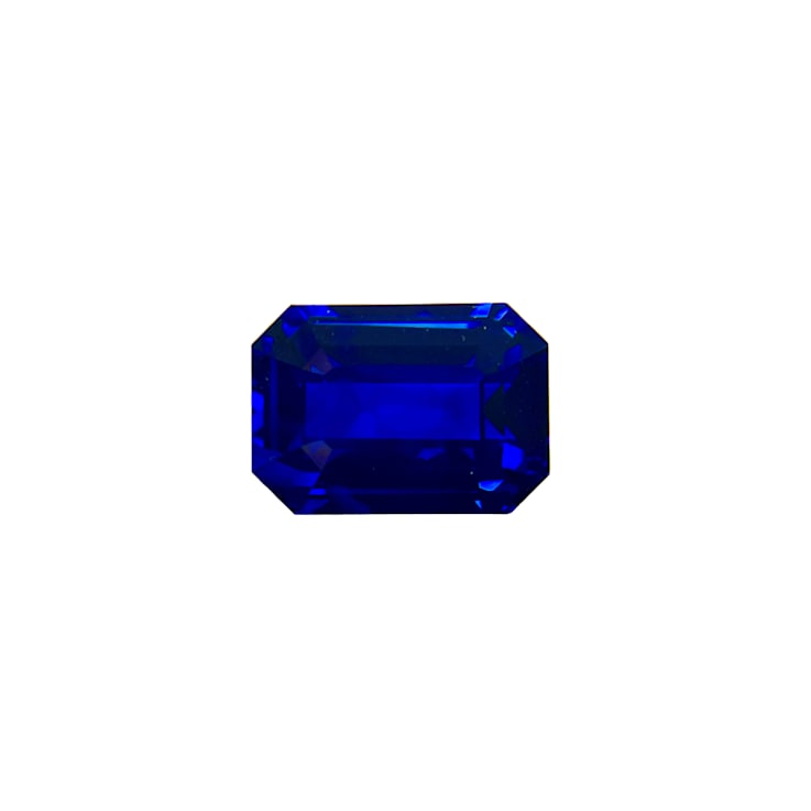 Sapphire Loose Gemstone 12.6x9mm Emerald Cut 8.6ct