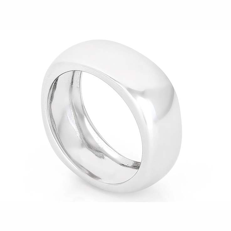 Polished Band Ring In Sterling Silver