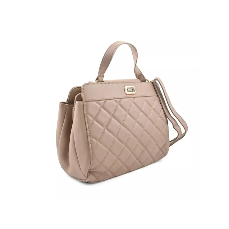 Badgley Mischka Sm Compartment Shoulder Bag w/Turn Lock/Detachable Strap
in Taupe