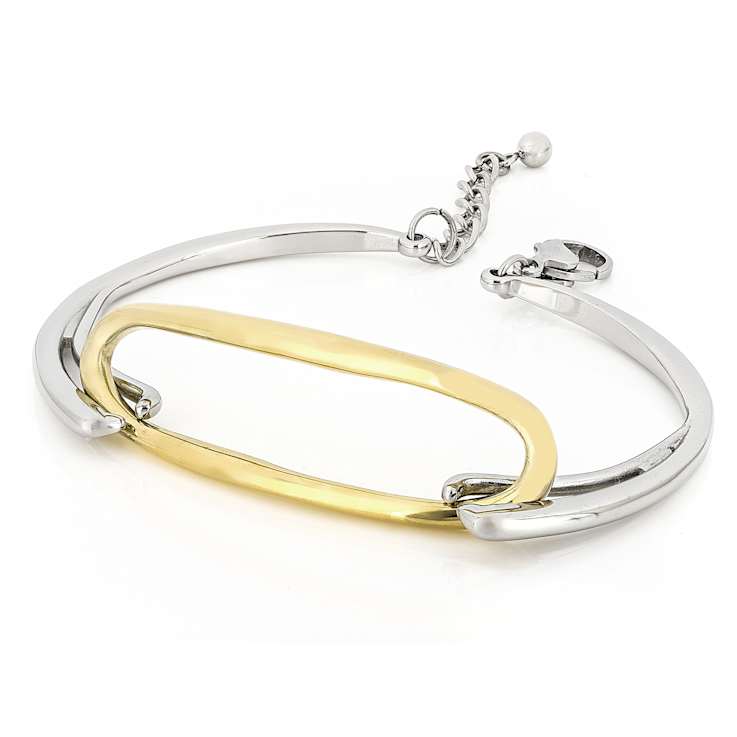 Two-Tone Metal Bracelet