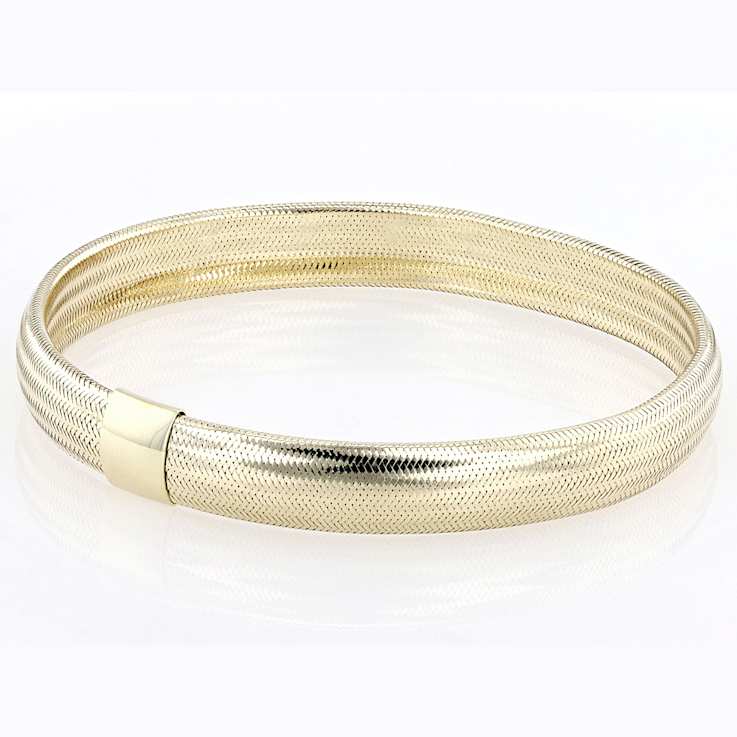 Mesh Stretch Bracelet In 10K Gold