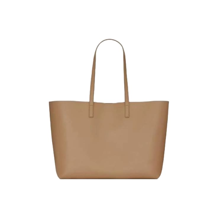 Yves Saint Laurent East-West Shopping Tote in Taupe