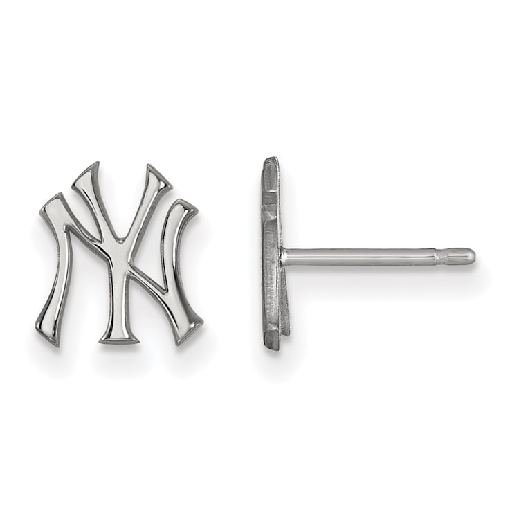 【HYERES LOR】Heriter silver curve emblem earring enamel M Designer fashion, Seoul-fully created | W Concept
