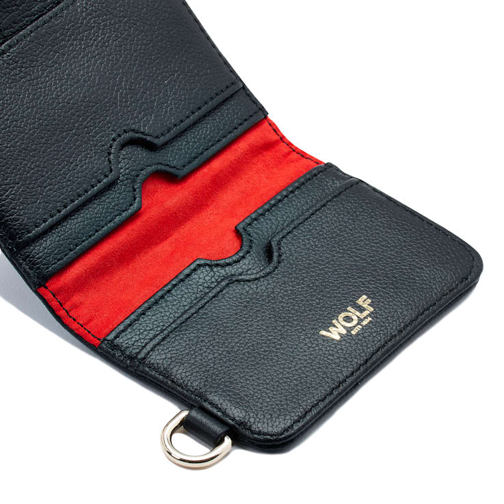 Mimi Black Credit Card Holder with Wristlet