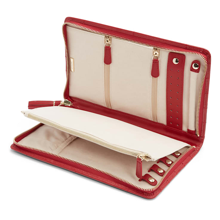 Caroline Large Red Jewelry Portfolio