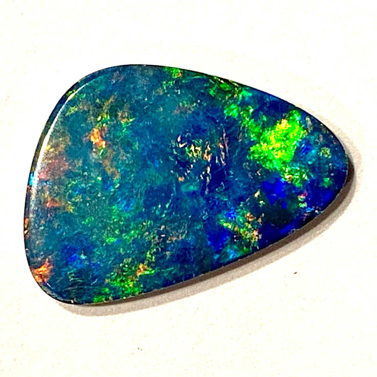 Opal on Ironstone 19x12mm Free-Form Doublet 6.36ct