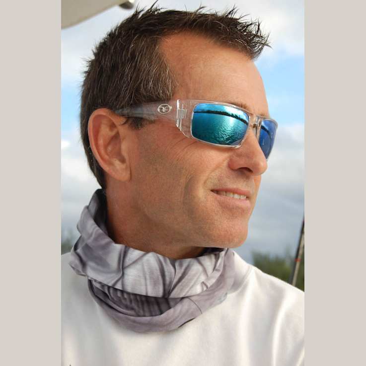 Flying Fisherman Morocco Polarized Sunglasses Crystal Frame/Smoke Blue
Mirror Lens