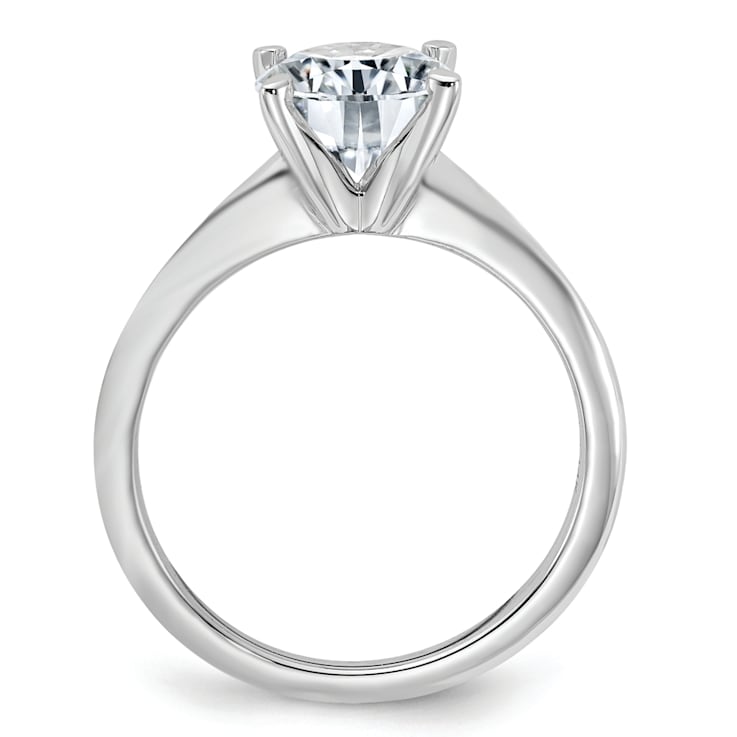 Rhodium Over 14K White Gold 1 3/4 ct. D E F Pure Light Round
