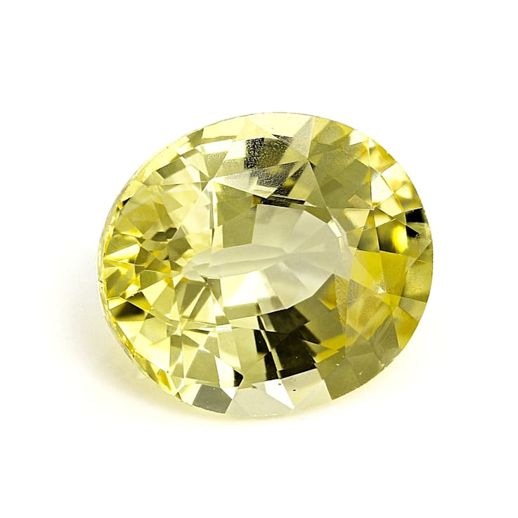 Yellow Sapphire 9x7.7mm Oval 2.60ct