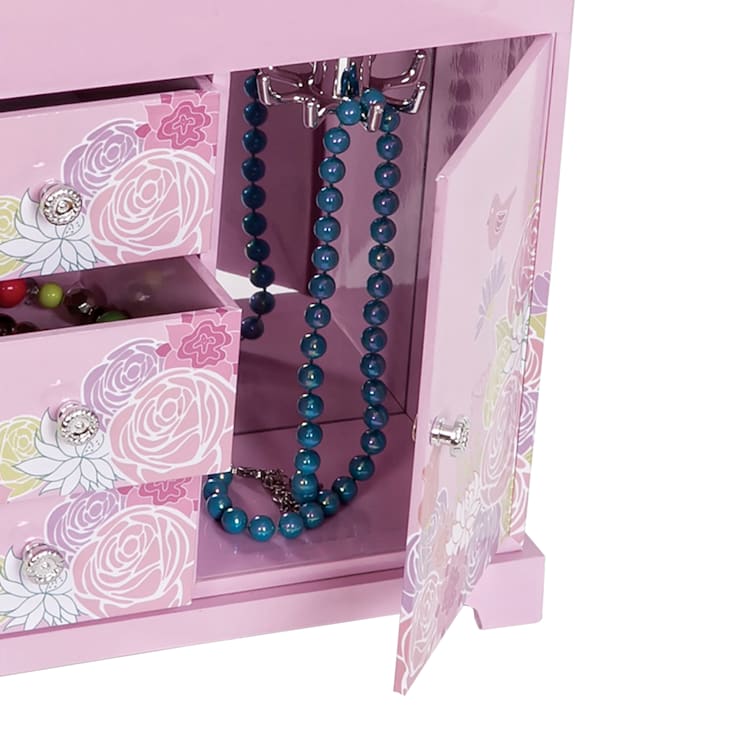 Mele and Co Pearl Girls Musical Ballerina Jewelry Box