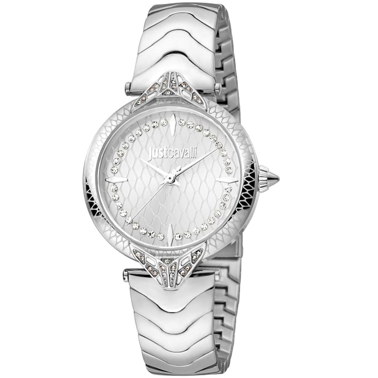 Just cavalli stainless steel watch deals