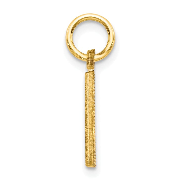 10k Yellow Gold initial A Charm