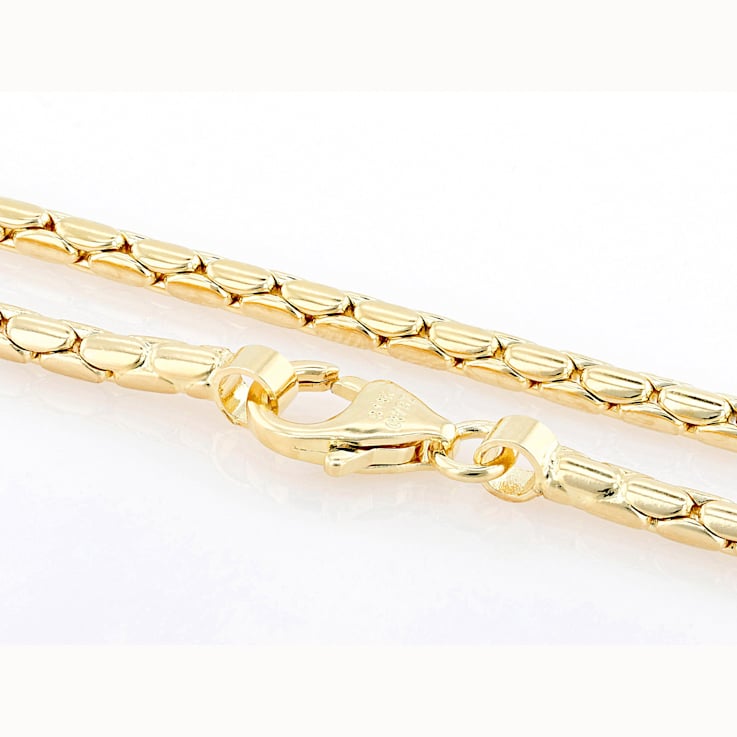 Cardano Chain Necklace 18K Gold Over Bronze