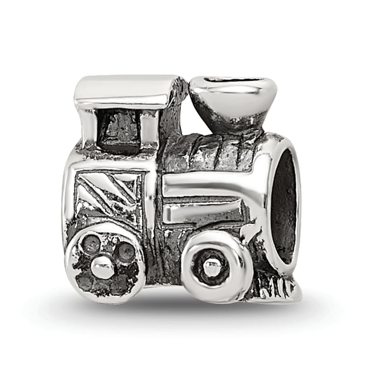 Sterling Silver Train Bead