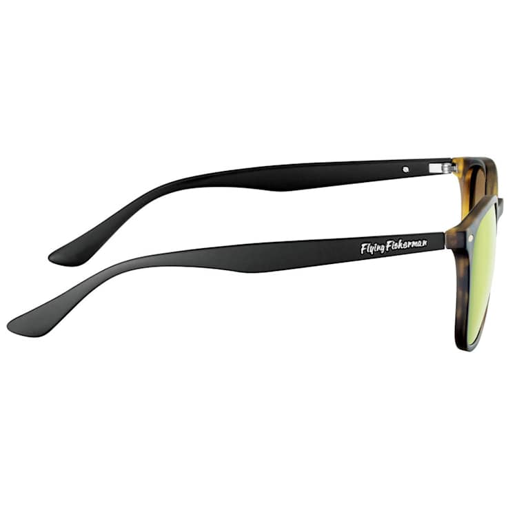 Flying Fisherman Muriel Polarized Sunglasses Tortoise Black Frame/Amber
Gold Mirror Lens
