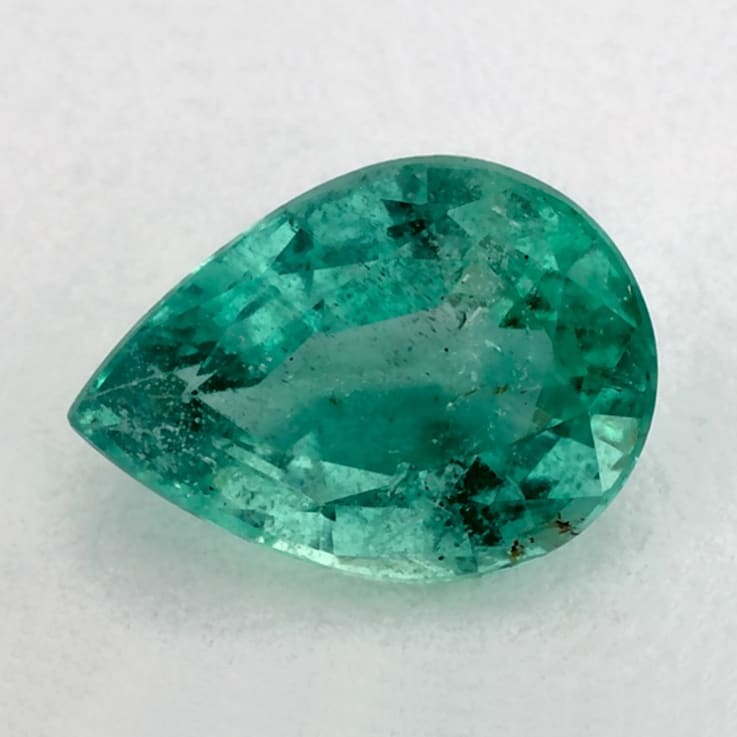 Zambian Emerald 8.11x5.83mm Pear Shape 0.97ct