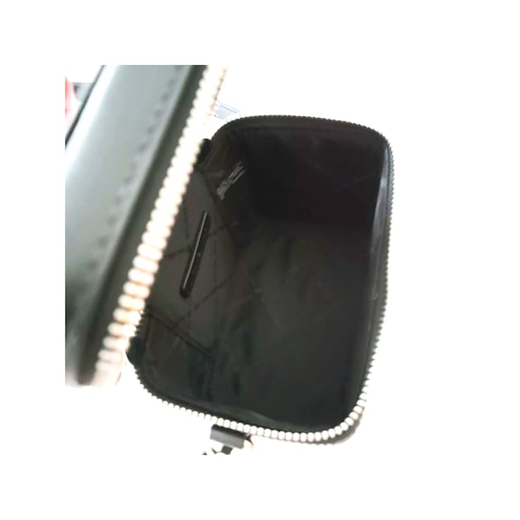 Michael Kors Sandrine Small Box Crossbody Trunk Black Rhinestone Handbag