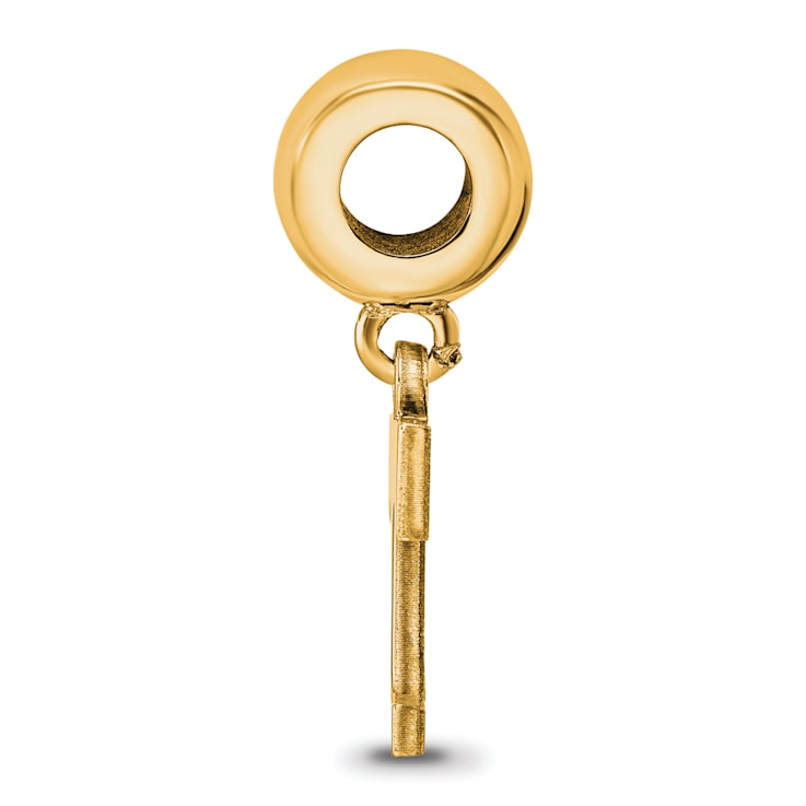 14K Yellow Gold Over Sterling Silver LogoArt University of Tennessee
Small Dangle Bead