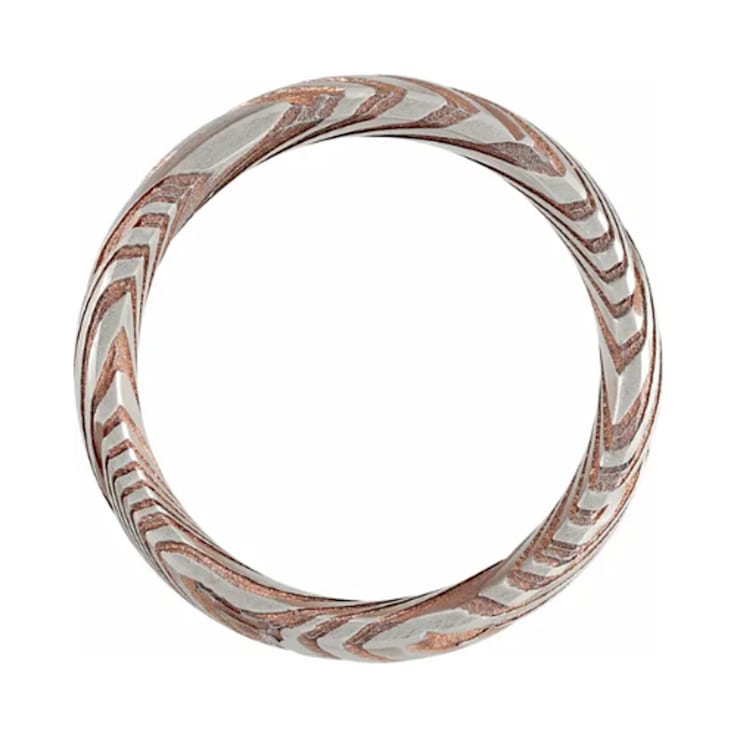 Stainless Steel Men's Patterned Band