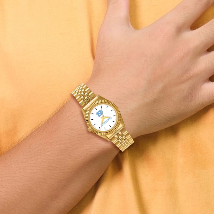 LogoArt University of North Carolina Pro Gold-tone Gents Watch
