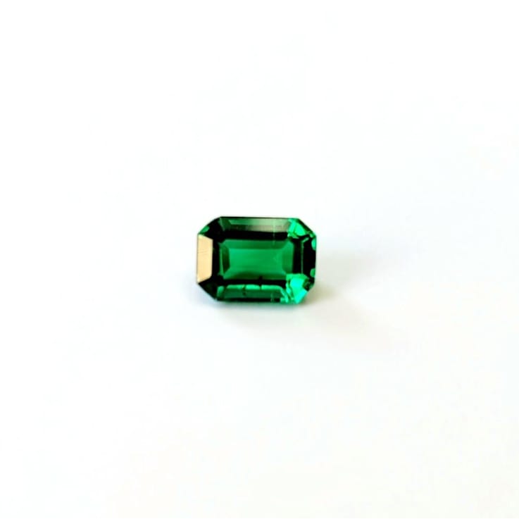 Zambian Emerald 7.0x4.98ct Emerald Cut 0.96ct